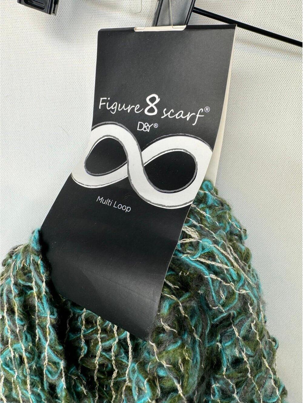 D&Y Figure 8 Multi Loop Infinity Loop Scarf - Picture 3 of 6